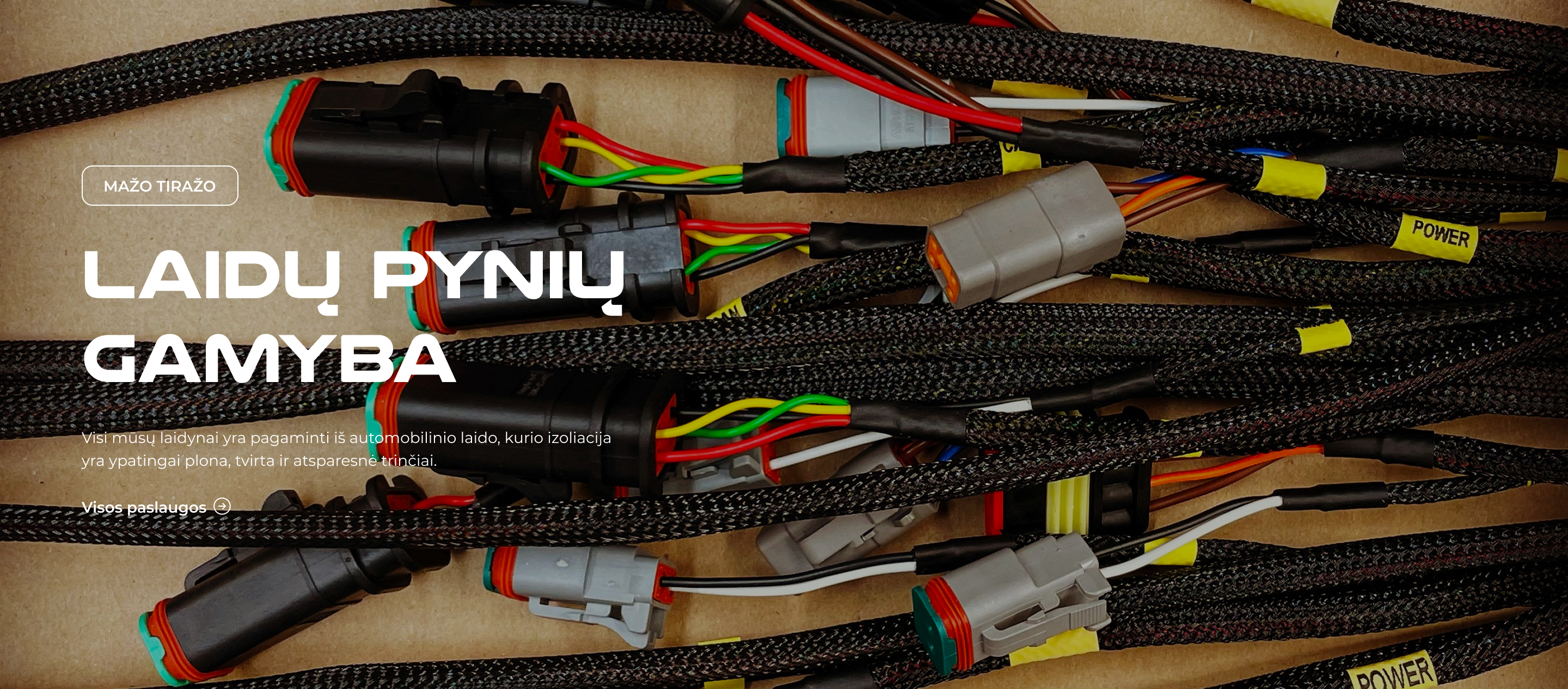 Laidų pynių gamyba