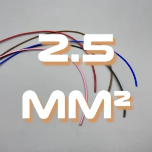 25 Raudonas laidas FLRY - 1.5 mm²