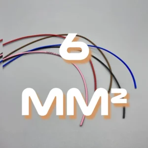 6 Raudonas laidas FLRY - 1.5 mm²
